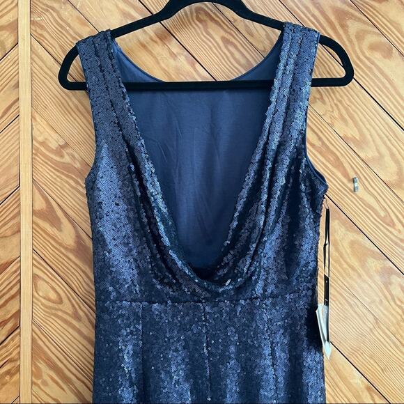 Lulus Shine Time Navy Blue Sequin Dress - Picture 8 of 12